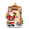 (57770) Huras Family Santa Knocking On The Door Cl, 5.50 Inch, Prototype Ornament New Home Hf501cl Proto