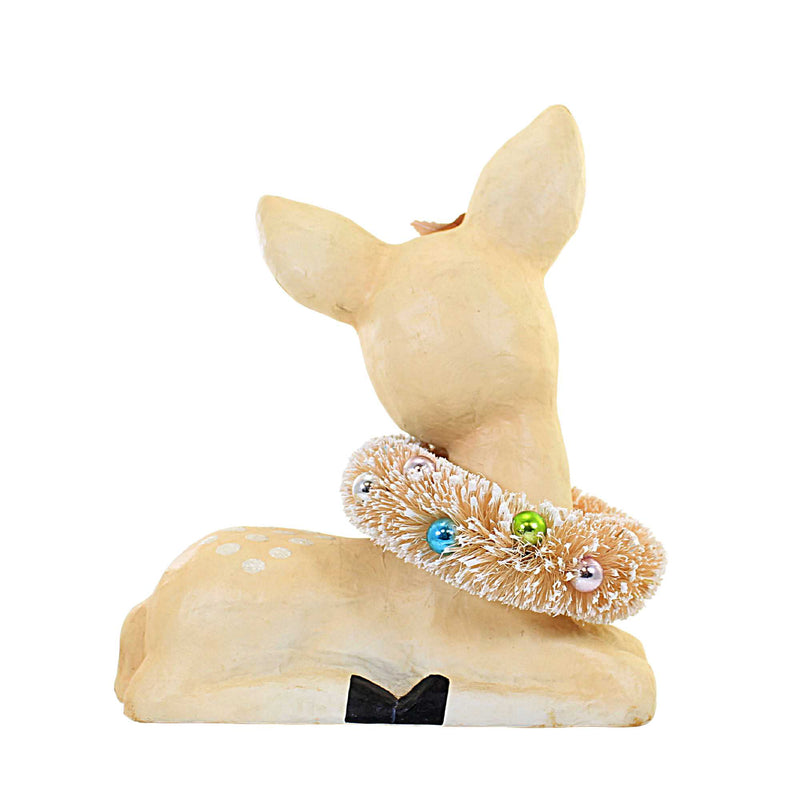 Christmas Pastel Fawn With Wreath - - SBKGifts.com