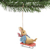 Jim Shore Peter Rabbit Sledging - - SBKGifts.com