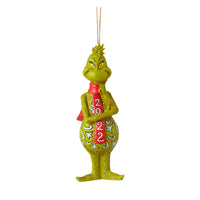 (57833) Jim Shore Grinch Dated 2022 Ornament, 5.00 Inch, Dr Seuss 6010783