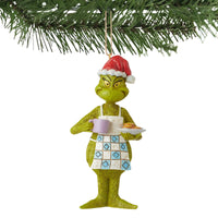 Jim Shore Grinch In Apron W/Cookies Cocoa - - SBKGifts.com