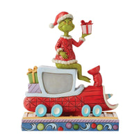 (57837) Jim Shore Grinch On Train, 8.00 Inch, Dr Seuss Presents 6010776