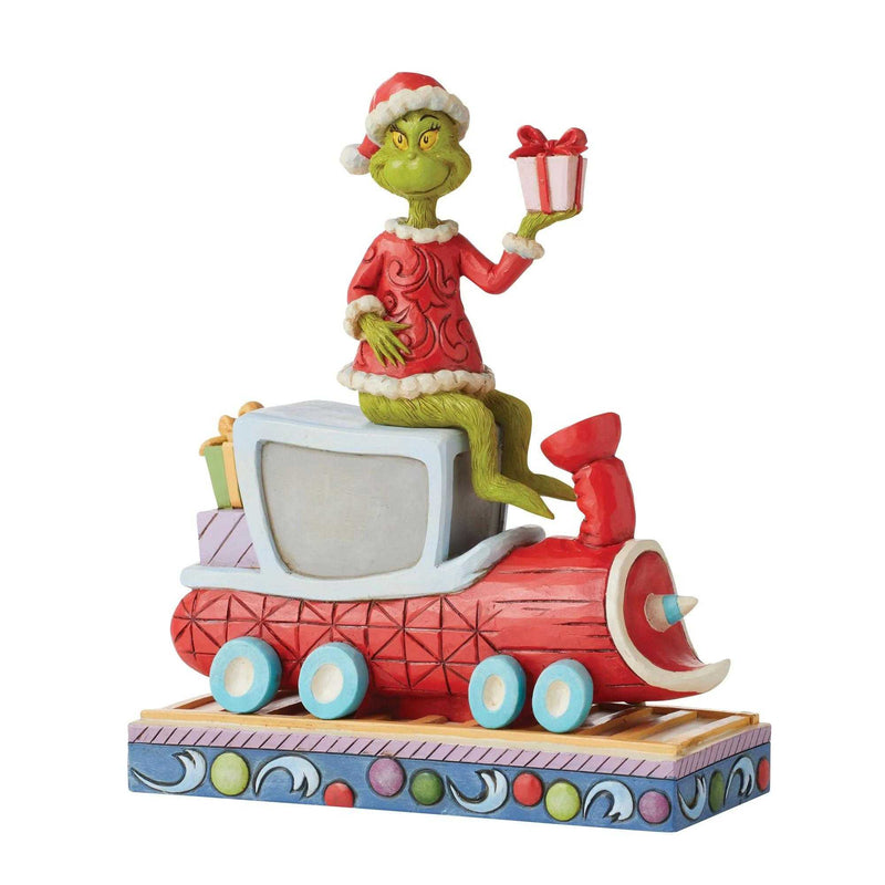 Jim Shore Grinch On Train - - SBKGifts.com