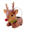 (57845) Christmas Shining Bright Rudy, 15.00 Inch, Reindeer Glittered Red Nose Tj0180