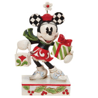 (57886) Jim Shore Holiday Glamour, 5.25 Inch, Minnie Mouse Disney 6010870