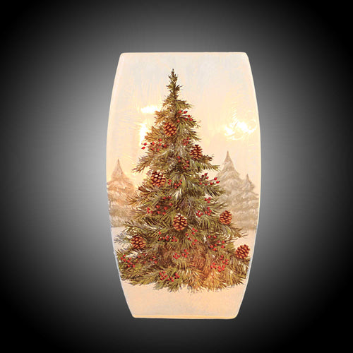 Stony Creek Adorned Evergreen Med Vase - - SBKGifts.com