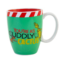 (58304) Tabletop Cuddly As A Cactus Mug, 4.00 Inch, Dr Seuss Grinch 6010969