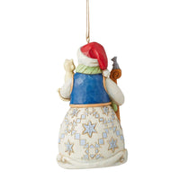 Jim Shore Snowman With Cat Ornament. - - SBKGifts.com