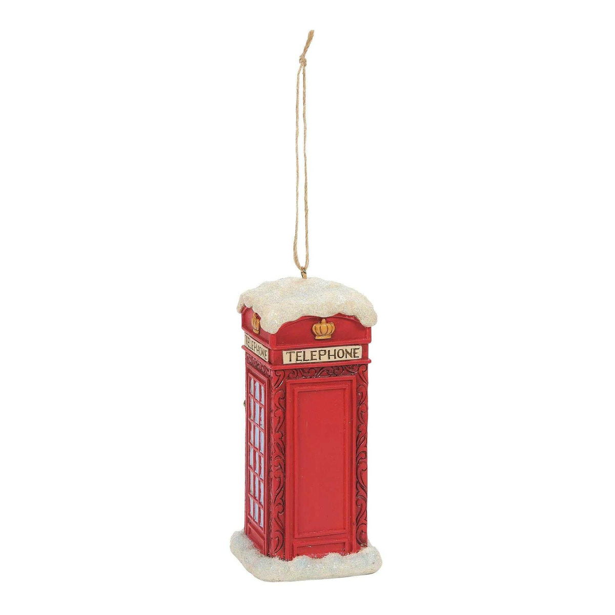 Jim Shore Christmas Phone Box Ornament - - SBKGifts.com