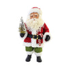 (58342) Christmas Vintage-Looking Papa Noel, 10.00 Inch, Santa Candy Cane Td1183