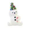 (58355) Christmas Retro Candy Cane Snowman, 9.75 Inch, Decorated Tree Tl1358