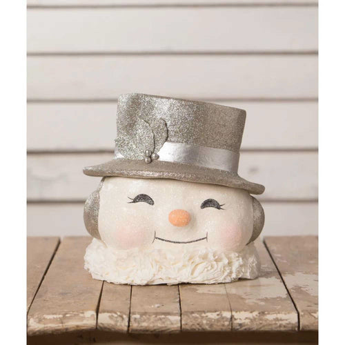 Christmas Happy Snowman Bucket Container - - SBKGifts.com