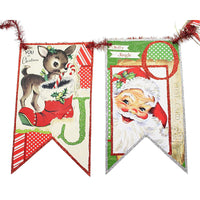 Christmas Jolly Retro Garland - - SBKGifts.com