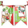 Christmas Jolly Retro Garland - - SBKGifts.com