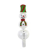 (58384) Santa Land Mr. Mc Chilly Tree Topper, 9.50 Inch, Christmas Festive Snowman 23O2060