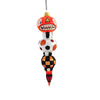 (58388) Sbk Gifts Holiday Halloween Pumpkin Totem Drop, 7.50 Inch, Ornament Retro Style 33169Go148