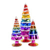 (58393) Cody Foster Small Rainbow Hue Trees, 7.00 Inch, Easter Spring Lgbtq Decorate Decor Village Mantle Ms2105sr