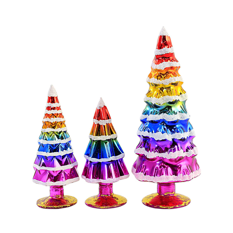 Cody Foster Small Rainbow Hue Trees - - SBKGifts.com