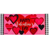 (58408) Evergreen Valentine Hearts Switch Mat, 0.25 Inch, Sassafras Door Valentines 432055