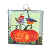 (58412) Halloween Fall Witch Birds Mini 3 Lemons, 7.00 Inch, Pumpkin Three Lemons F22127