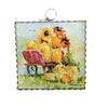 (58426) Thanksgiving Rozie's Wheel Barrel Of Pumpkin, 7.00 Inch, Rozanne Priebe F22118