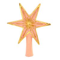 (58448) Tree Topper Finial 6 Point Star Tree Topper, 6.25 Inch, Easter Christmas Cd1727ro