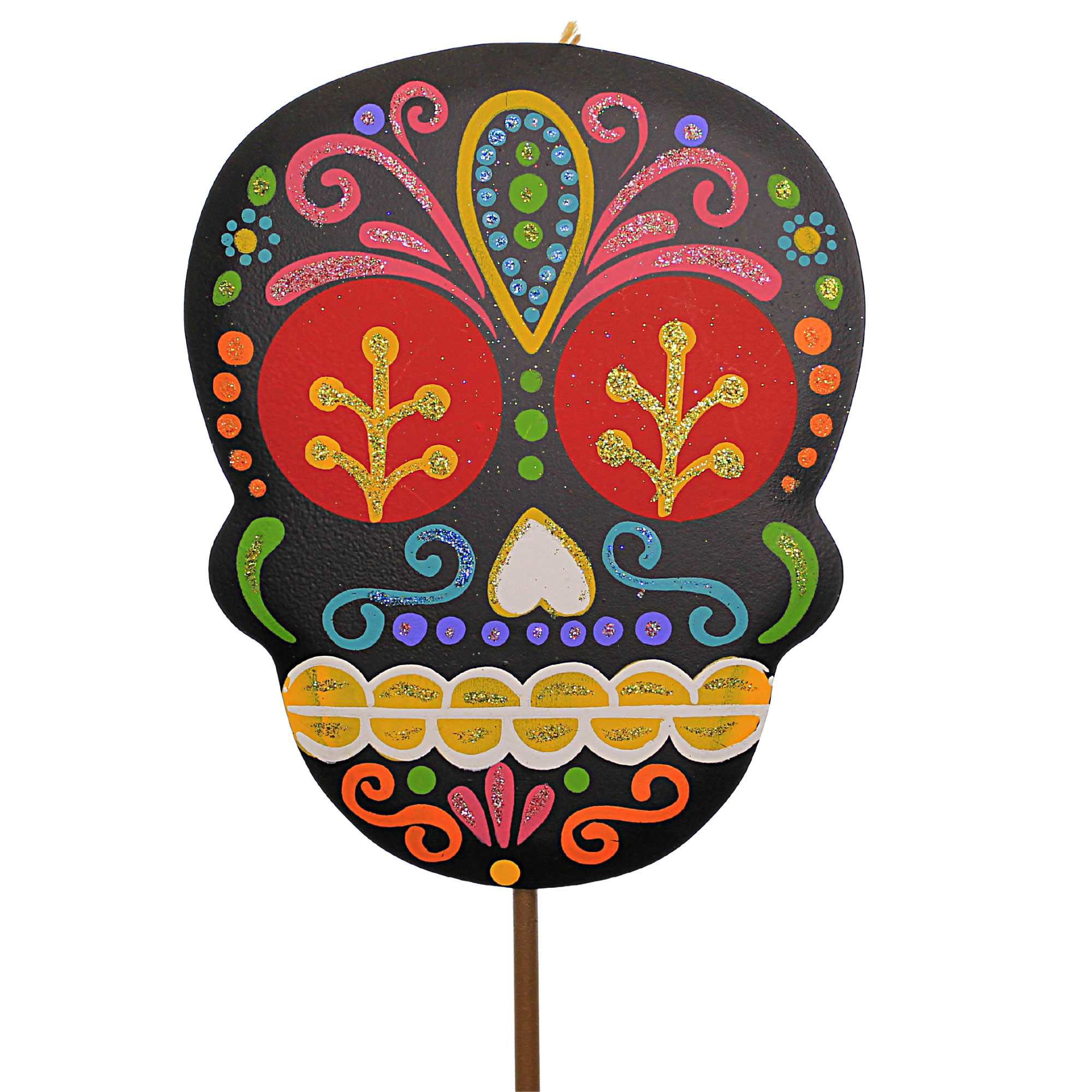 Christmas Sugar Skull Trio Metal Day Of The Dead F22142 | SBKGifts.com