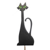 (58501) Halloween Tall Black Cat, 36.00 Inch, Free Standing Or Stake F22017