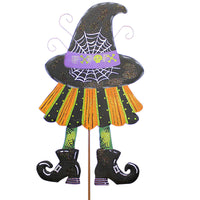 (58506) Halloween Witch Hat & Skirt Stake, 32.00 Inch, Easel Back Or Wall F22077