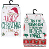 (58536) Decorative Towel Ugly Christmas Towels Set/2, 28.00 Inch, Kitchen 109661-113525