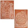 (58544) Decorative Towel Trick Or Treat Halloween Set/2, 28.00 Inch, Jacquard Kitchen 108128-108129