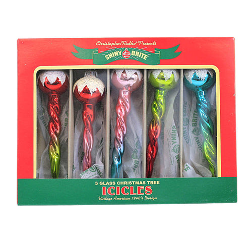 Shiny Brite Festive Fete Icicles - - SBKGifts.com