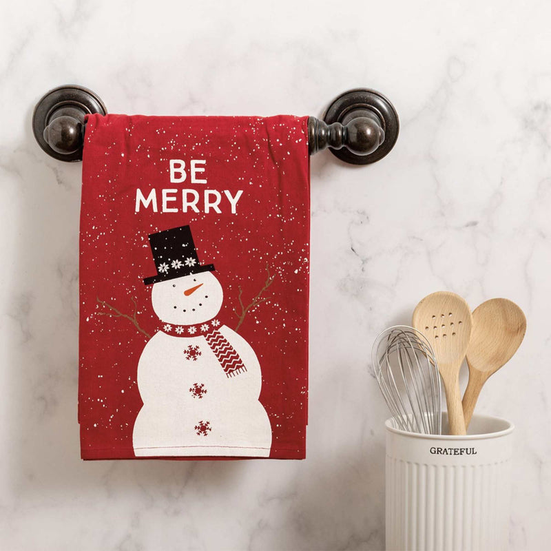 Decorative Towel Be Merry Set/2 Kitchen Towels - - SBKGifts.com