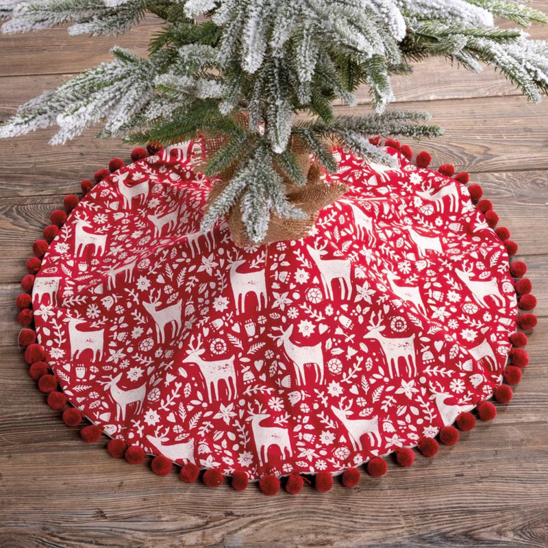 Christmas Scandinavian Reindeer Tree - - SBKGifts.com