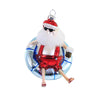 (58679) Holiday Ornament Santa Floaty, 4.00 Inch, Innertube Beach Christmas 107651