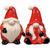 (58692) Tabletop Santa Gnome Salt And Pepper Set, 4.00 Inch, Beard Braid Christmas 112754