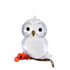 (58774) Crystal Expressions Winter Owl Ornament, 3.50 Inch, Wise Berries Acryx237