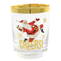 Tabletop Santa Snowman Glass Set/4 - - SBKGifts.com