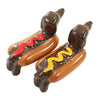 Tabletop Dachshund In Bun Salt & Pepper - - SBKGifts.com