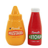 (58822) Tabletop Ketchup & Mustard Salt & Pepper, 3.75 Inch, Simmer Picnic 27Kitsch642