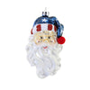 (58823) Kurt S. Adler Patriotic Santa Bust, 5.50 Inch, Christmas Stars And Stripes J9007