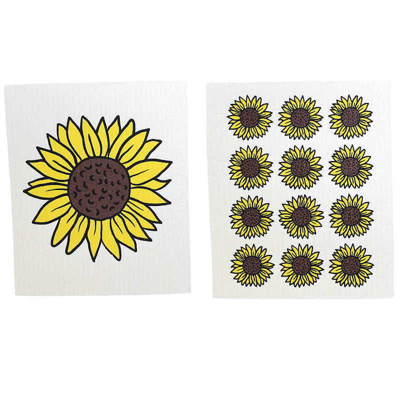 8.00 Inch Sunflowers Dishcloth Eco-Friendly 84Asdsunflower (58855)