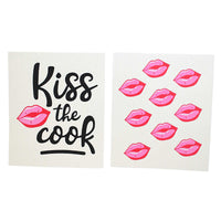 (58859) Swedish Dish Cloth Kiss The Cook Dishcloths, 8.00 Inch, Eco-Friendly 84Asdab142