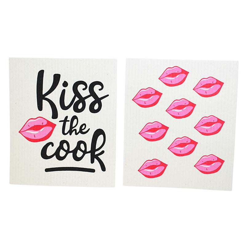 8.00 Inch Kiss The Cook Dishcloths Eco-Friendly 84Asdab142 (58859)