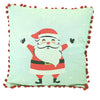 (58866) Ganz Santa Pillow, 16.00 Inch, Snowflakes Poms Mx183466