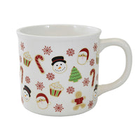 (58885) Tabletop Merry Everything Mug, 3.75 Inch, Beverage Santa Snowman Xmug77042