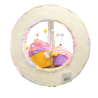 Easter Pastel Wreath W/Cupcakes - - SBKGifts.com