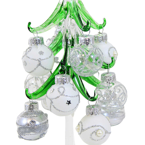 Christmas Tree W/White & Clear Bulbs - - SBKGifts.com