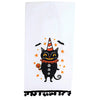 Decorative Towel Cat & Witch Tea Towel Set / 2 - - SBKGifts.com