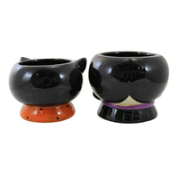 Transpac Black Cat/Witch Snack Dish - - SBKGifts.com